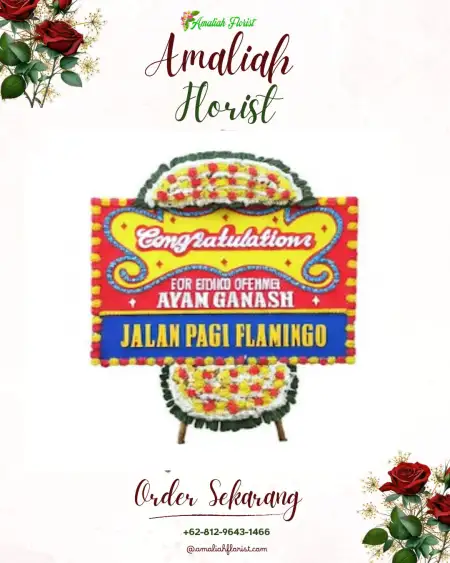 Sewa Papan Bunga Selakau