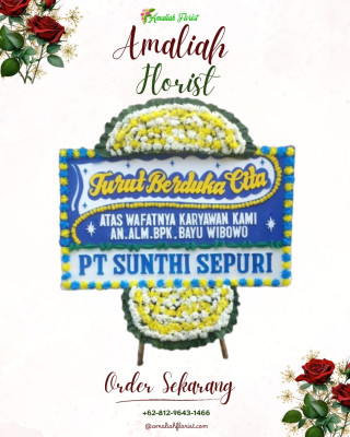 Papan Bunga Duka di Selakau