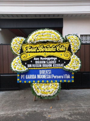 Papan Bunga Duka di Selakau