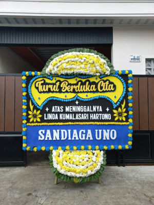 Papan Bunga Duka di Selakau